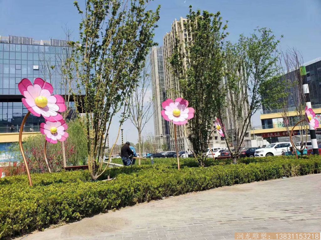 不锈钢花型雕塑,花朵雕塑3 不锈钢花型雕塑,花朵雕塑3